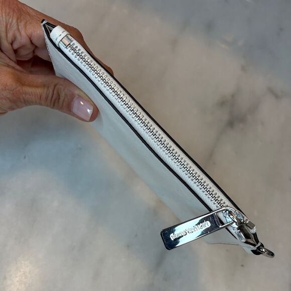 Michael Kors Wristlet Wallet Saffiano Leather Clutch Pouch Wristlet - Picture 8 of 13